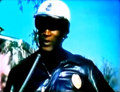 Officer John Amos, three years before joining  'Good Times.' (Right Guard commercial, 1971)