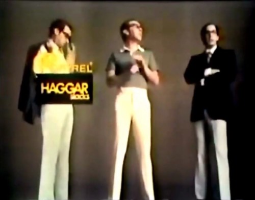 Looking good, Mr. Sexy! (Haggar commercial, 1975)