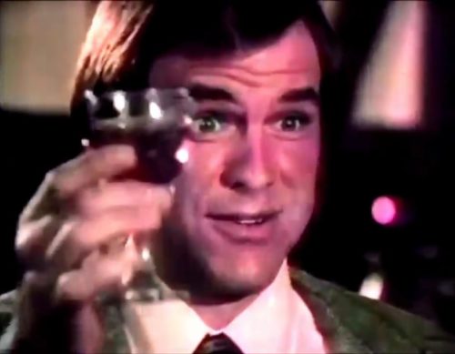 Here's mud in your eye! (Robert Pine for Holiday Inn, 1973)