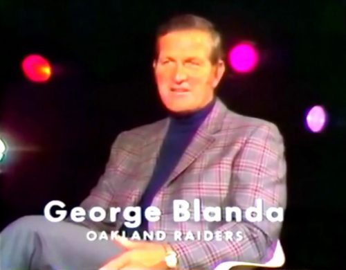 43 year old football star, George Blanda for Brut (1971)