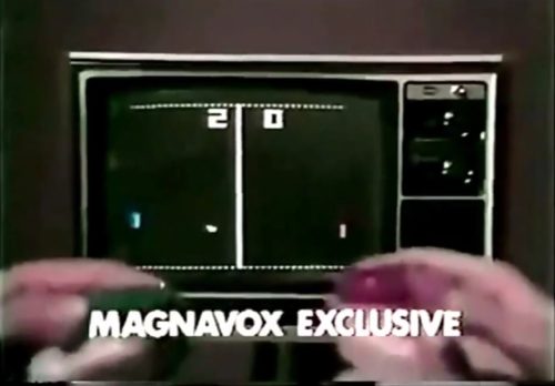 'Touch again, and it's Odyssey. America's favorite home video game!' (Magnavox commercial, 1976)