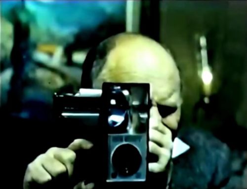 Good gravy, that's a large camera. (Polaroid commercial, 1971)