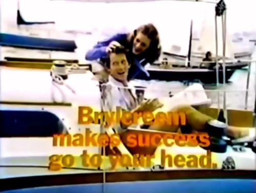 Brylcreem setting sail for success (1975).