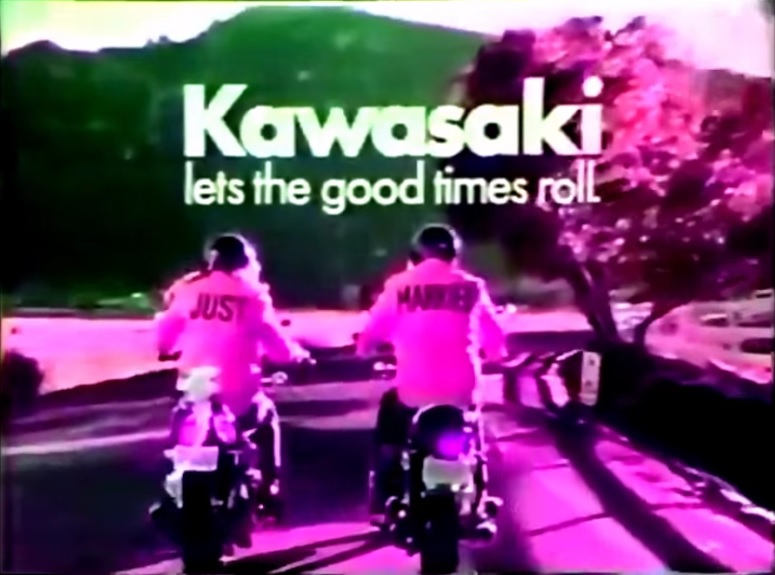 Kawasaki Motorcycle 'Good Times' (1973) Disco