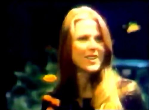 Mariette Hartley checks out the polyester slacks on two 'terrific looking guys.' (Haggar commercial, 1973)