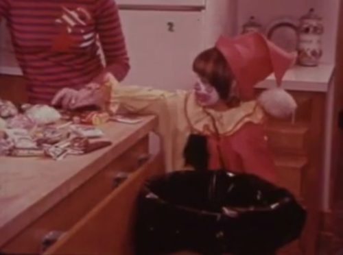 Dump it! Dump it all! ('Halloween Safety,' 1977)