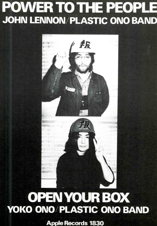 Classic 70s Ads: John Lennon, ‘Power To The People’/ Yoko Ono ‘Open ...